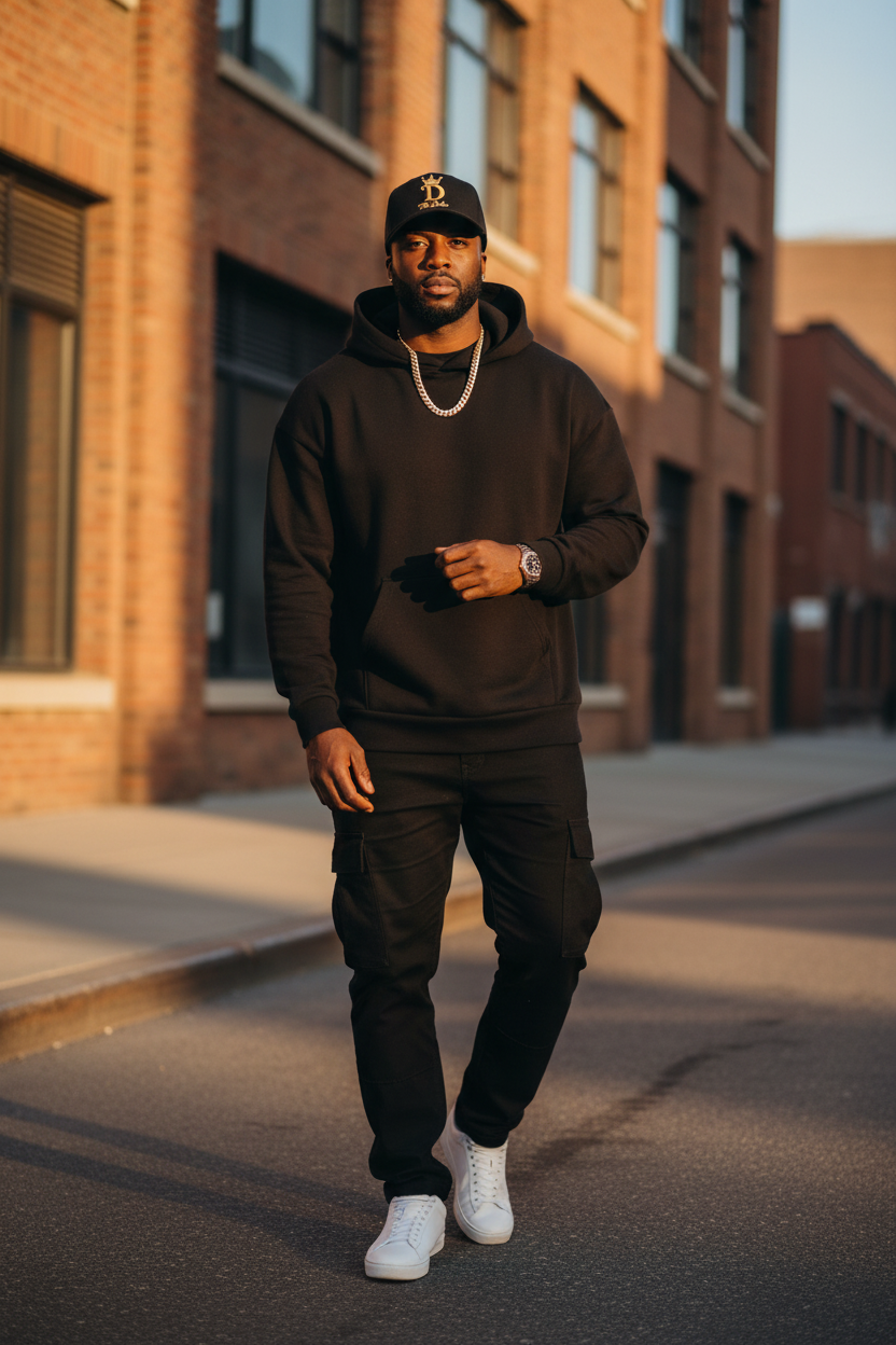 Duke Crest Cap — Street Model Shot