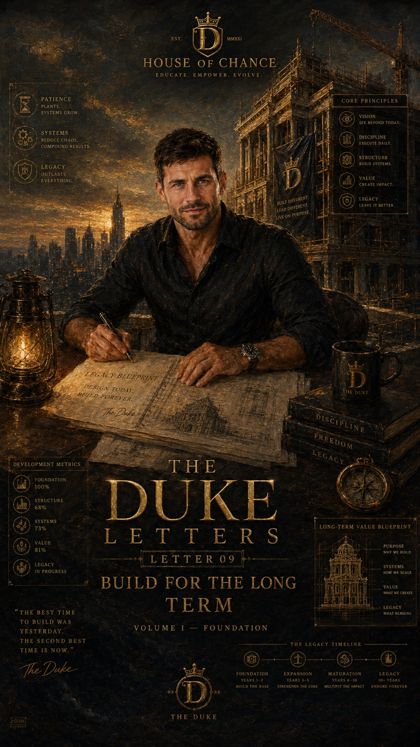 The Duke Letters — Letter 09: Build for the Long Term — canonical cover