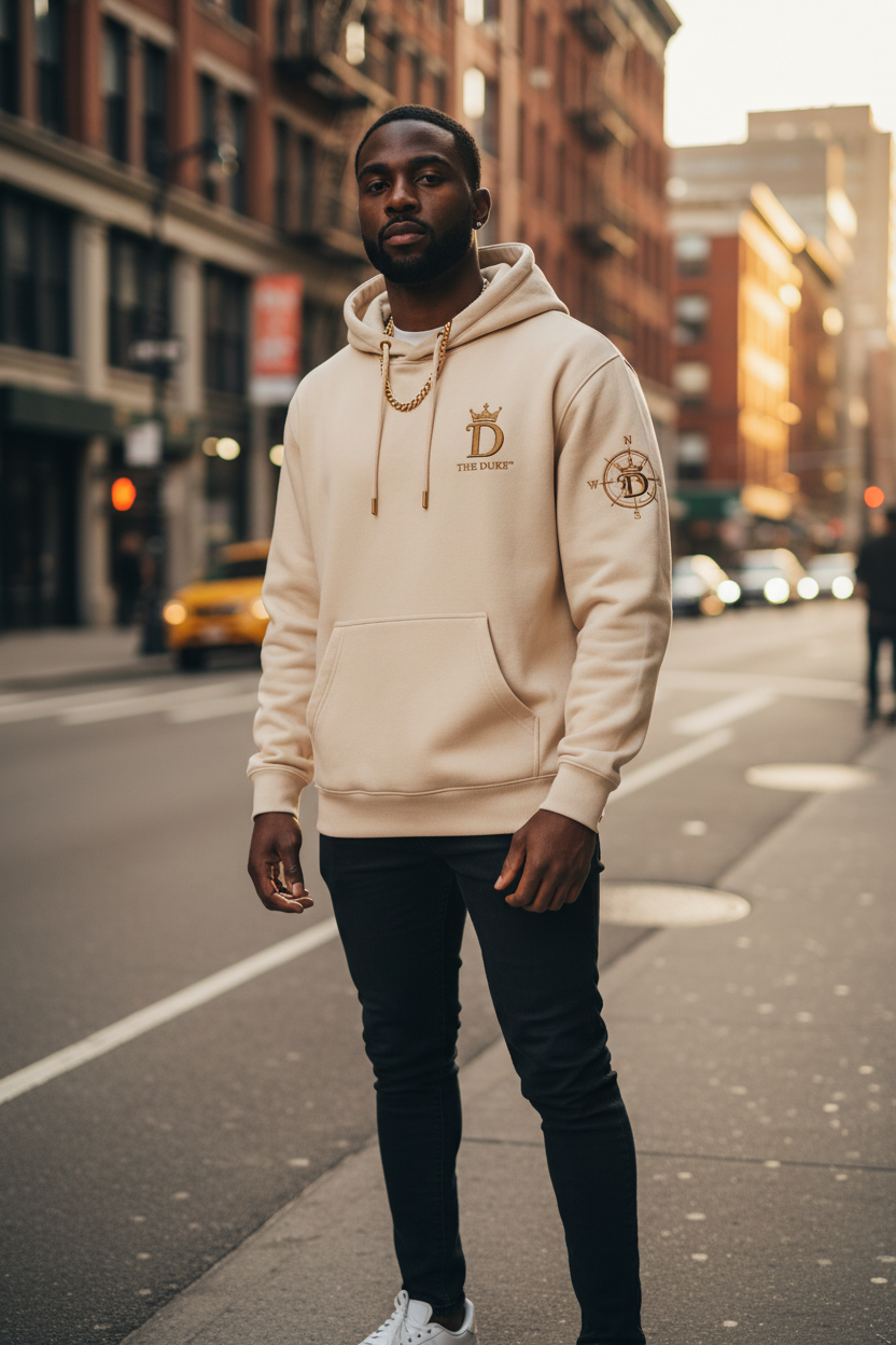 Duke Signature Hoodie — Street Model Shot