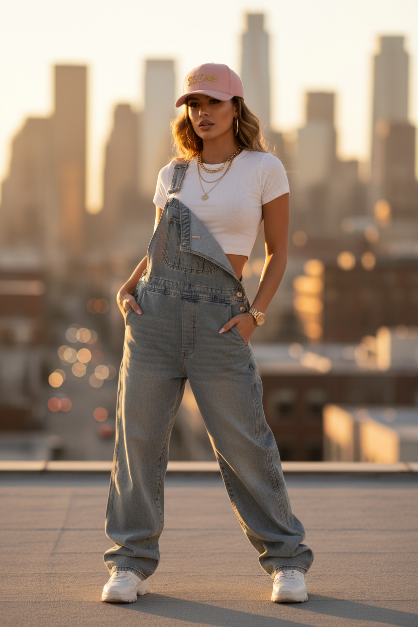 Her Signature Cap — Women's Luxury Embroidered Streetwear Hat