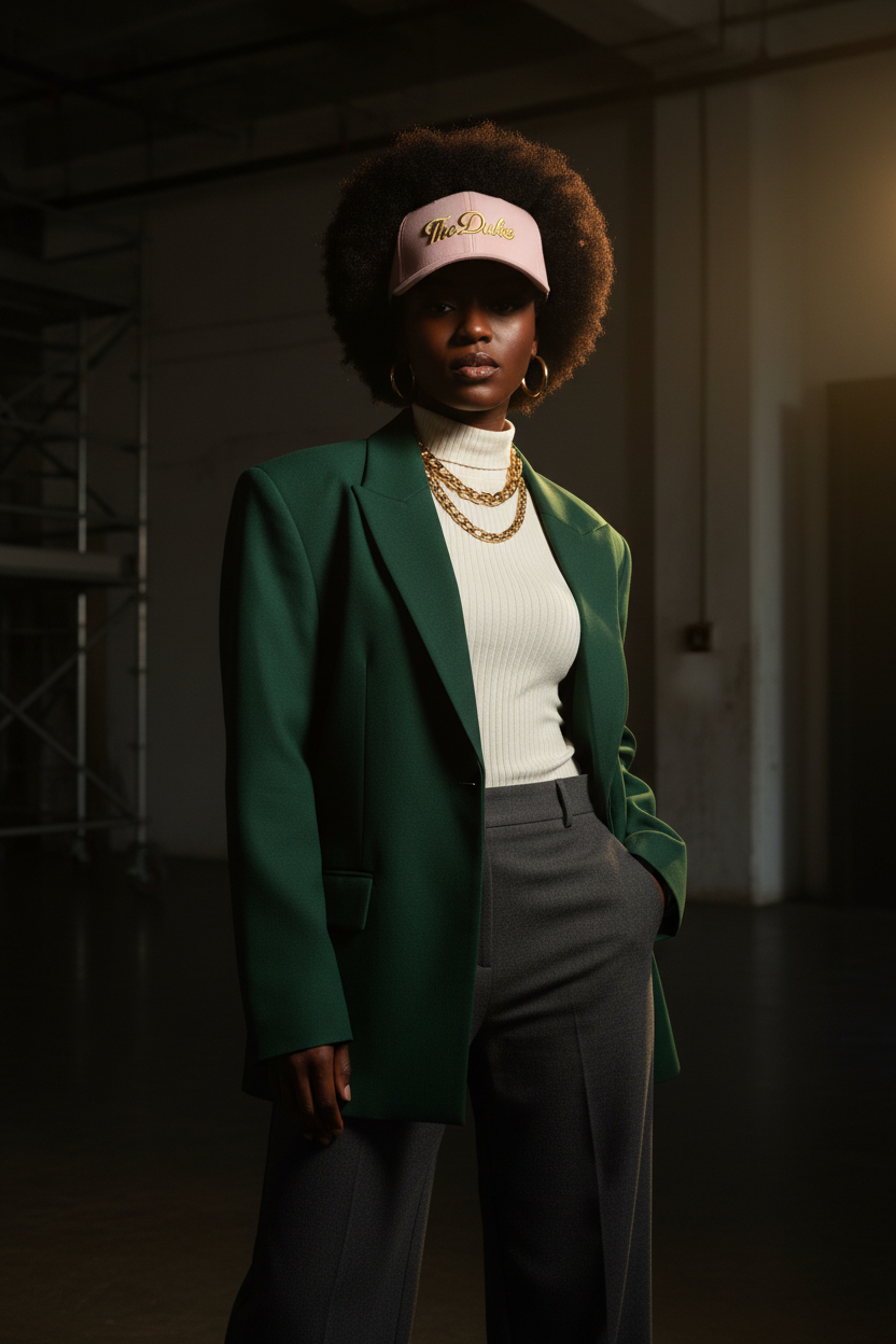 Her Signature Cap — Women's Luxury Embroidered Streetwear Hat