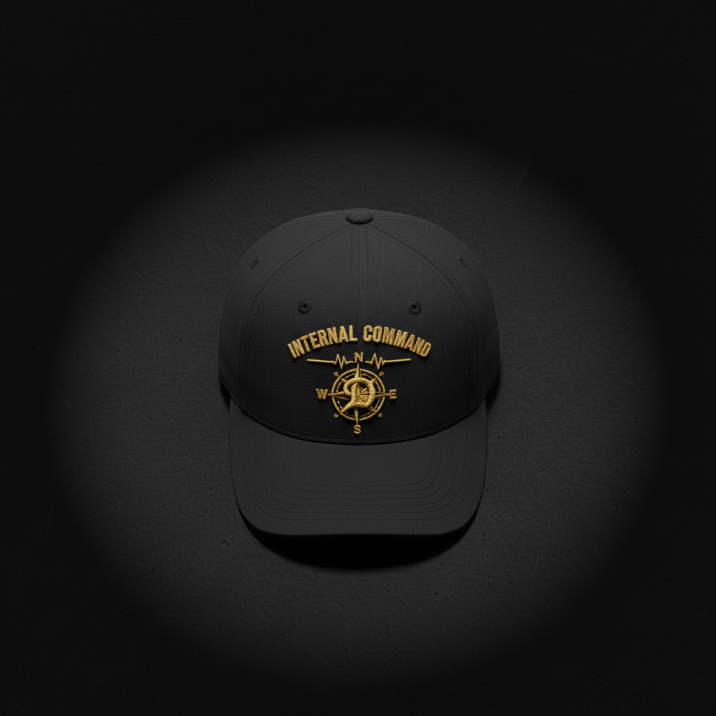 Internal Command Cap — Flat Lay
