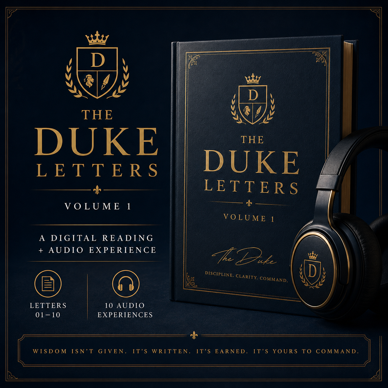 The Duke Letters Volume 1 digital reading and audio experience hero
